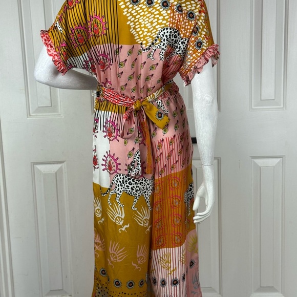 AshA eleven colorful ruffle sleeves jumper Size Medium. D27 - Picture 12 of 17